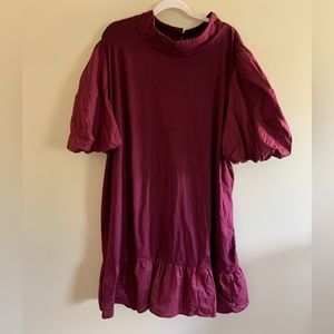 Maroon Eloquii dress